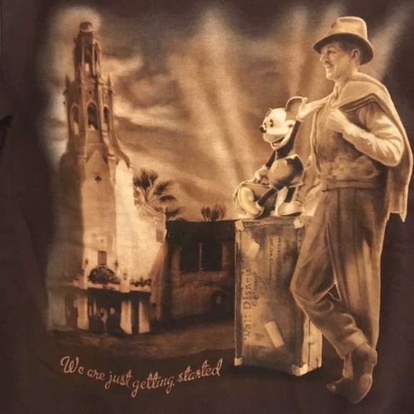 MICKEY MOUSE SWEATSHIRT WALT DISNEY HOODIE Womens size Small - Picture 2 of 15